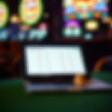A laptop with promo codes displayed