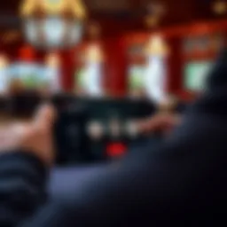 User interface of Poker Stars mobile app showcasing gameplay features