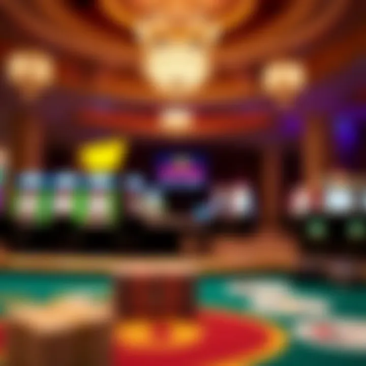 A serene environment promoting responsible gaming practices