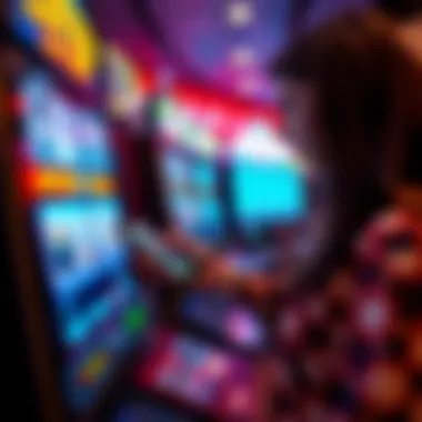 Depiction of lottery ticket scanning technology in action