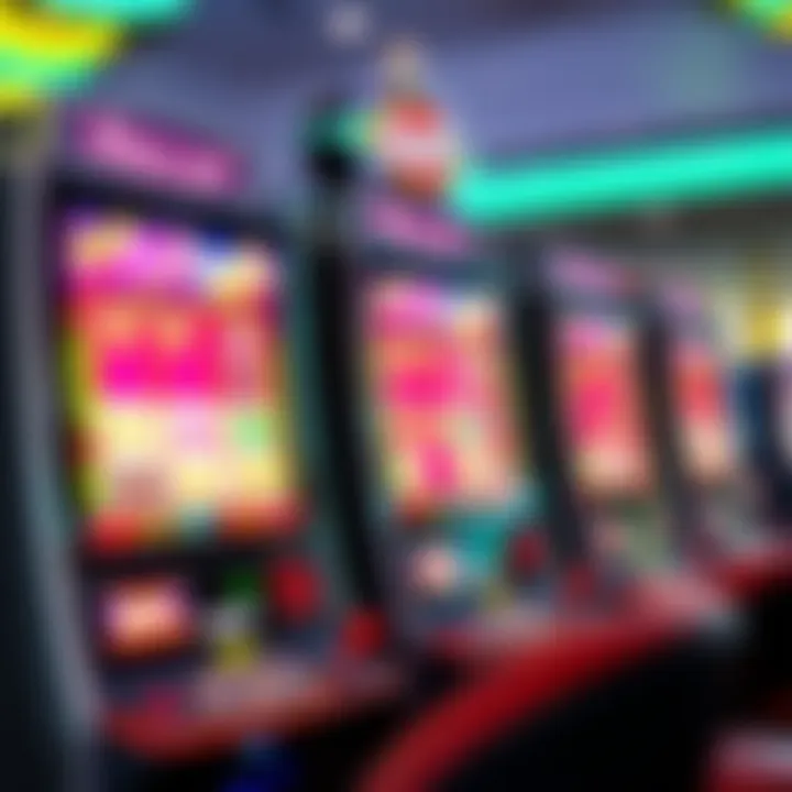 Innovation in Modern Slot Gaming A modern slot machine with vibrant graphics and player interaction.