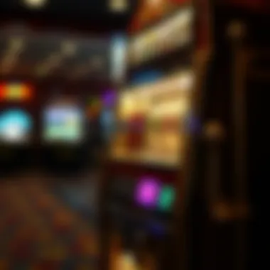 The Charm of Vintage Slot Machines An elegant view of a vintage slot machine showcasing its intricate design.