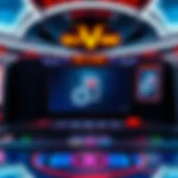 Futuristic slot video interface showcasing advanced graphics and immersive gameplay