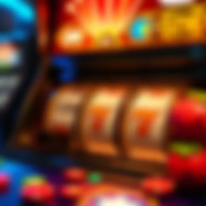 A dynamic graphic illustrating the thrilling mechanics of slot gameplay
