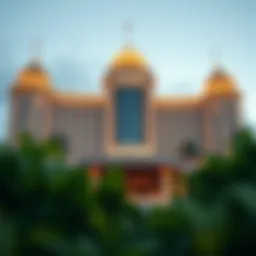 Exterior view of Solaire Casino showcasing its architecture