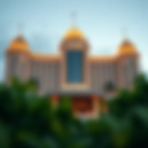 Exterior view of Solaire Casino showcasing its architecture