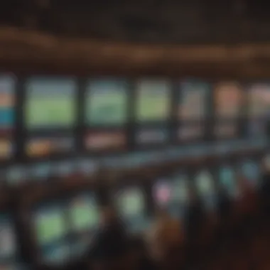 Sports Betting at South Point: A Comprehensive Overview Aerial view of the sports betting area highlighting various screens