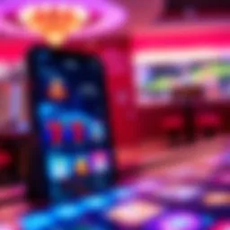 User interface of the Spin Casino App showcasing vibrant graphics.