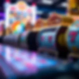 Visual representation of various online slot game themes