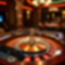 Strategic layout of a roulette table