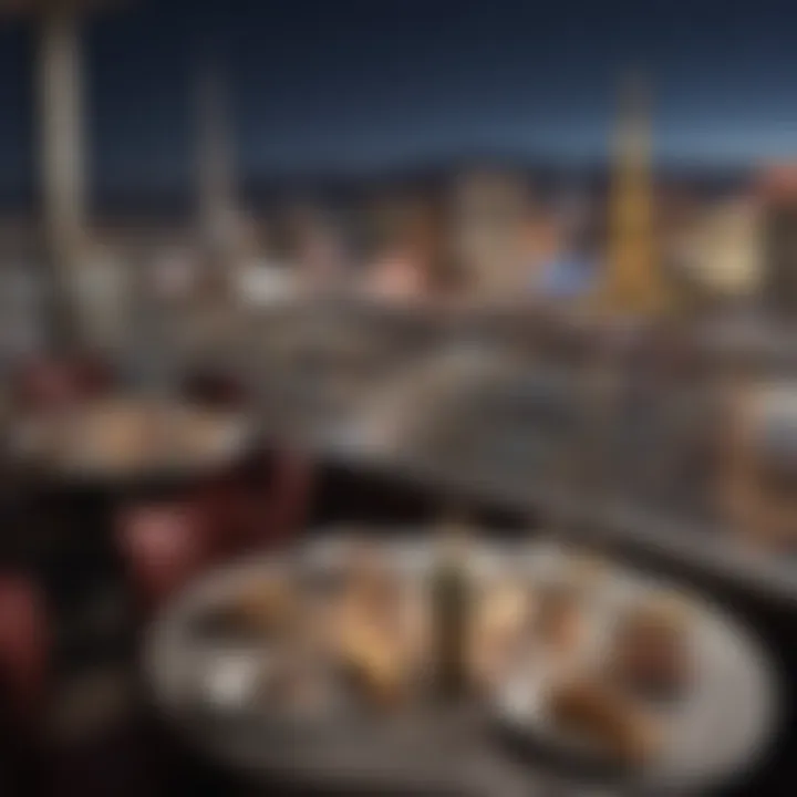 Dine with a view of the Las Vegas Strip from a rooftop restaurant