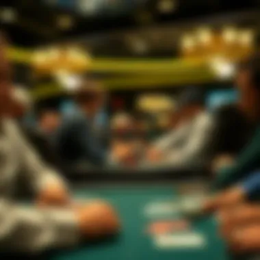 The Thrill of Competitive Poker Competitive atmosphere in a poker tournament