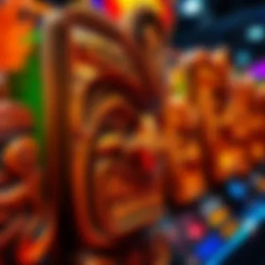 Design Elements of the Great Tiki Slot Machine Intricate design elements of the Great Tiki Slot Machine