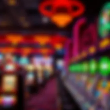 The Thrill of the Casino Atmosphere An engaging casino floor filled with slot machines