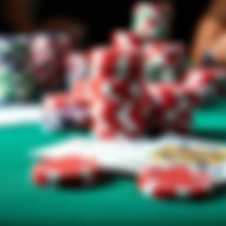 The Essential Tools of Poker: Chips and Cards A close-up of poker chips and cards on a table