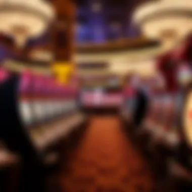 Luxury Casino Environment Luxurious casino environment featuring progressive slot machines