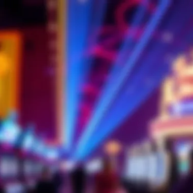 A captivating entertainment show taking place at The LINQ LV's performance venue