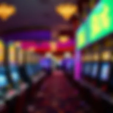 Interior gaming floor showcasing various slot machines