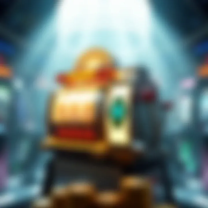 Future Evolution of Casino Slots A futuristic depiction of the evolution of casino slots in the gaming industry.