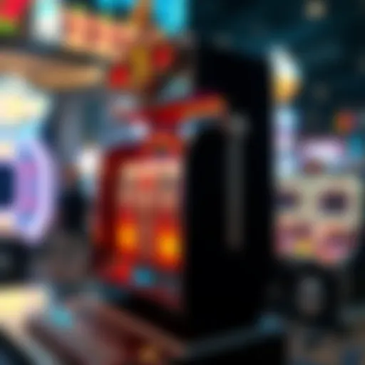 A detailed diagram illustrating the mechanics of casino slots simulators.