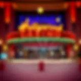 Exterior view of Hollywood Casino PA showcasing its vibrant entrance and signage