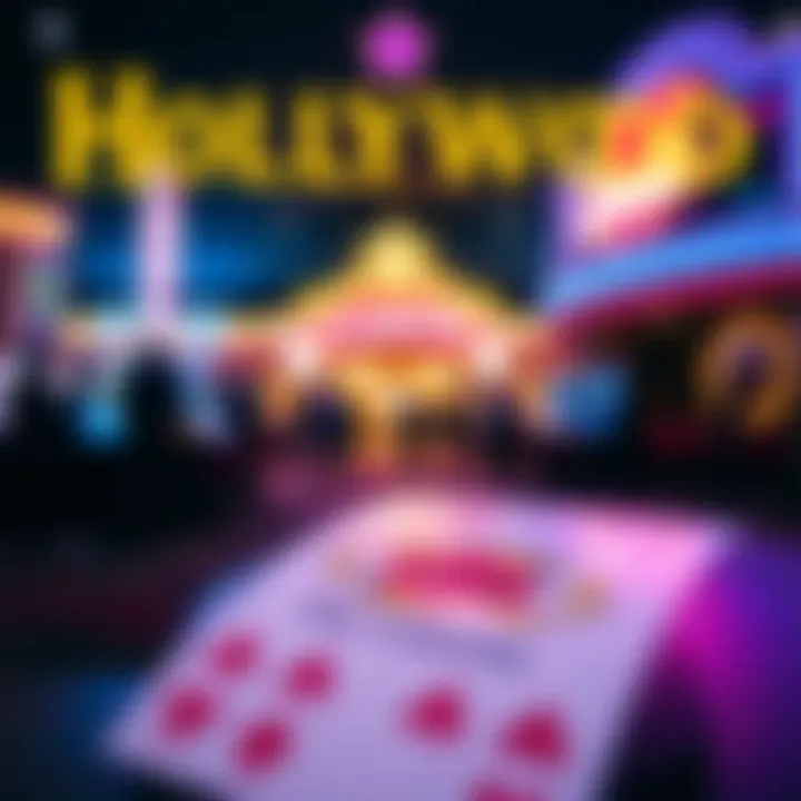 Map highlighting nearby attractions around Hollywood Casino PA