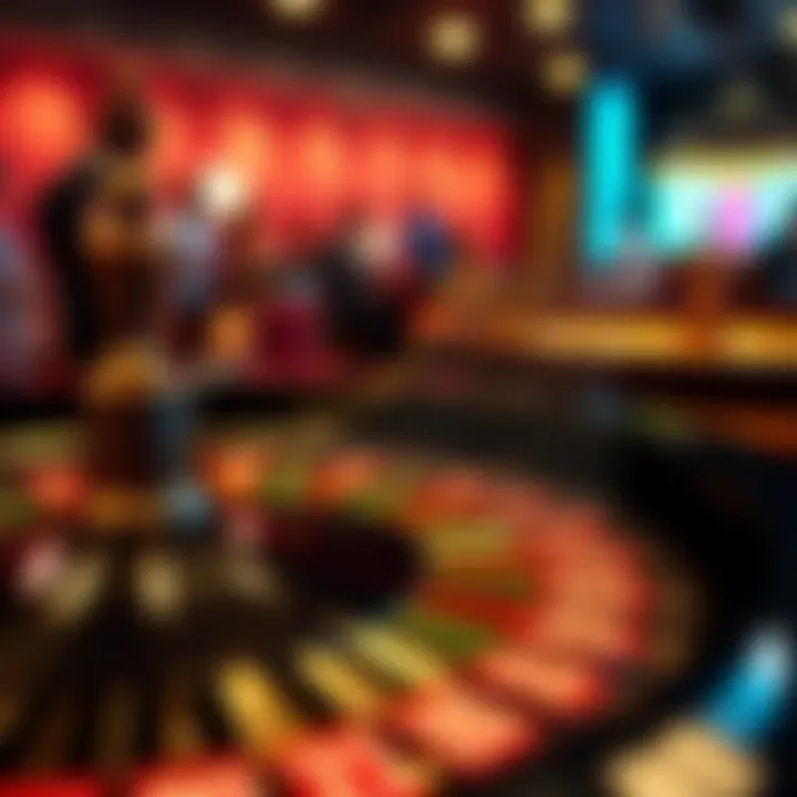 Graph illustrating the probabilities of different roulette bets