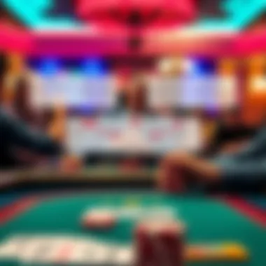Player Actions in Texas Hold'em Diagram explaining player actions during a game