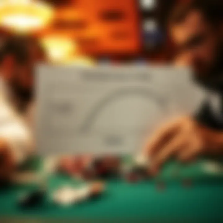 Diagram showing the psychology behind calling in poker