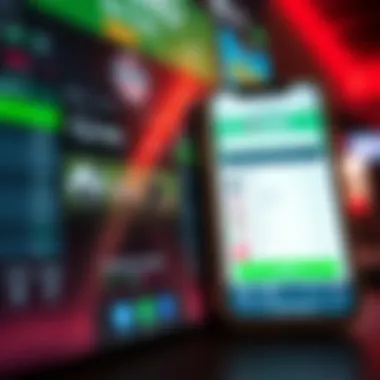 User interface of a leading sports betting app