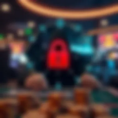 User Security in Digital Transactions Conceptual graphic illustrating user security in online transactions