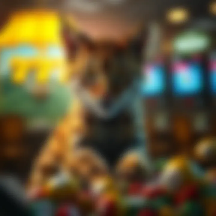 An artistic representation of the thematic aspects of the Wild Cats game, reflecting its unique cultural influence.